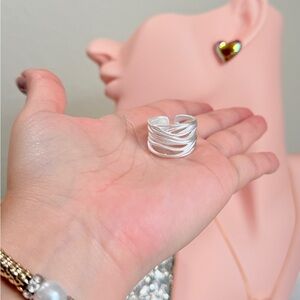 ⚜️ S925 Elegant Silver Wrap Ring